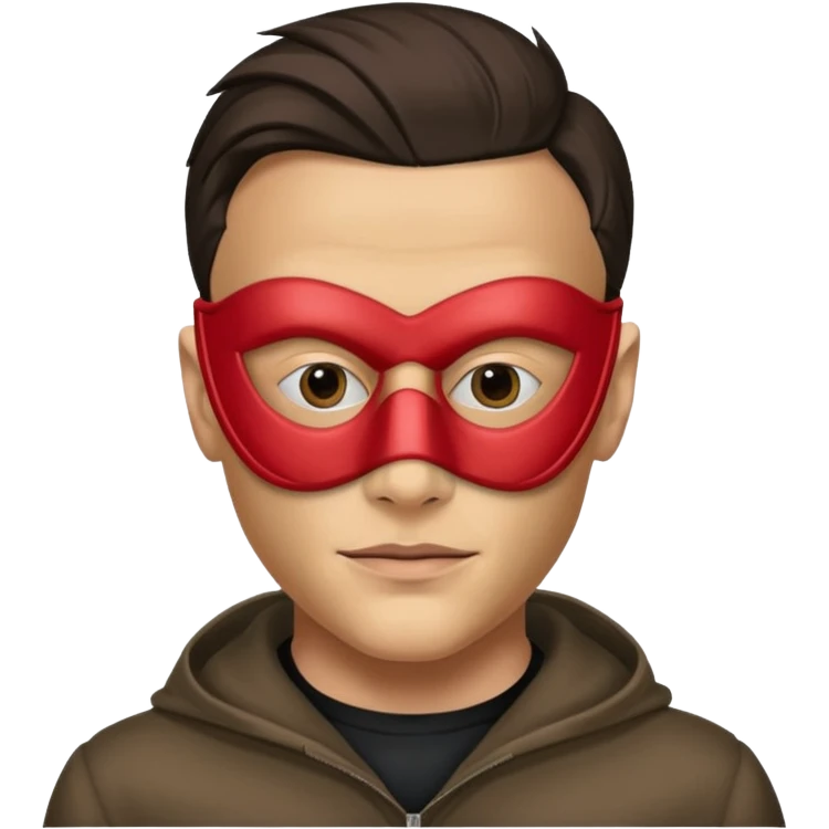 Homem mascarado com a máscara da fsociety do filme Mr Robot. emoji