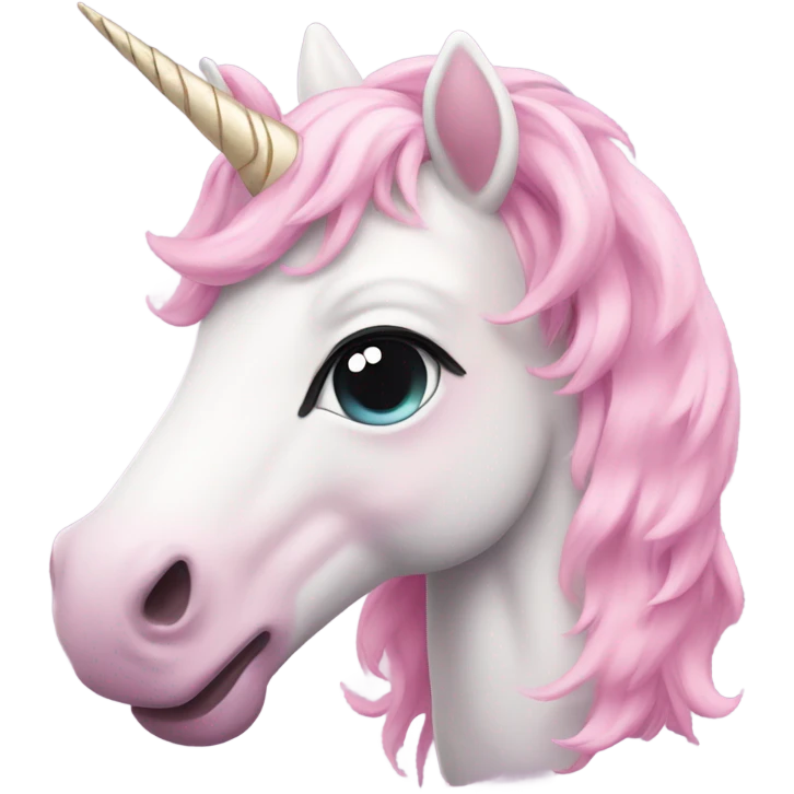pink pastel unicorn with wings emoji