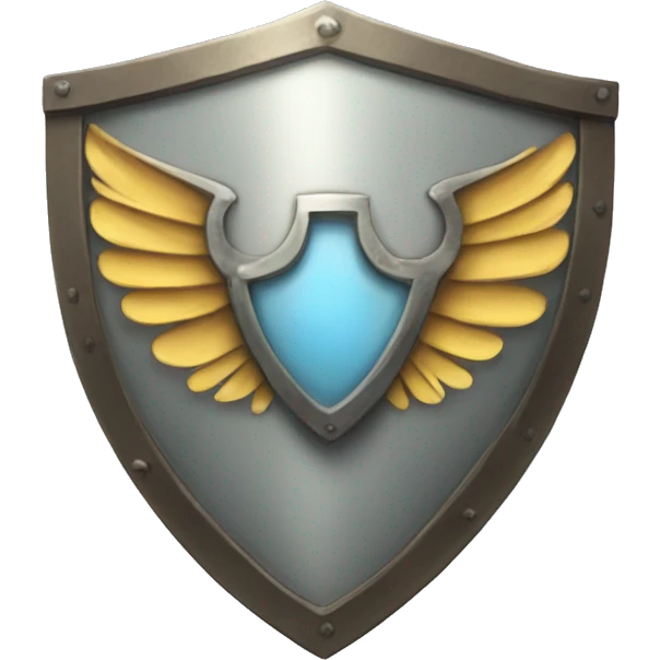 winged shield of air emoji