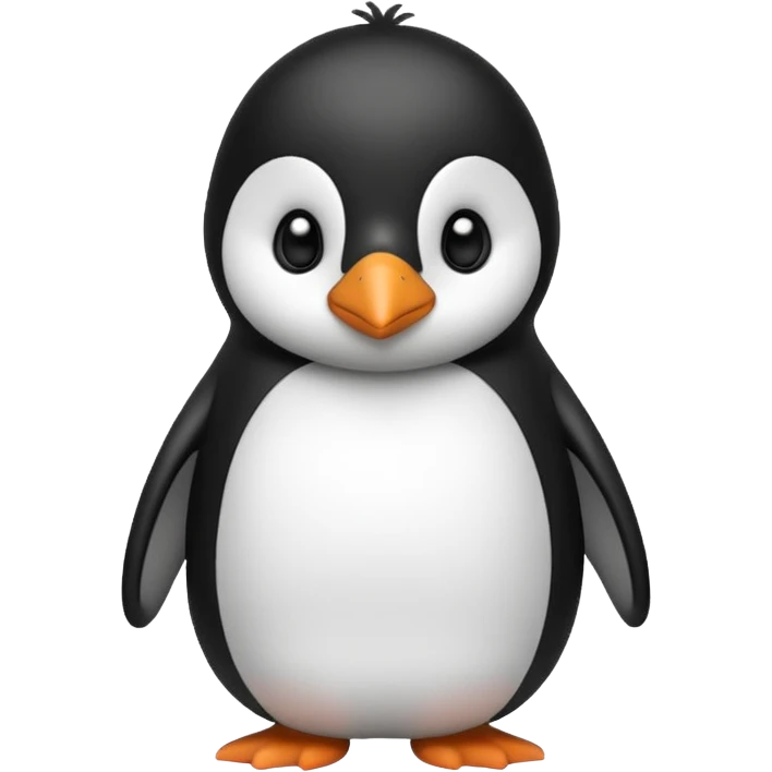A sad peguin emoji