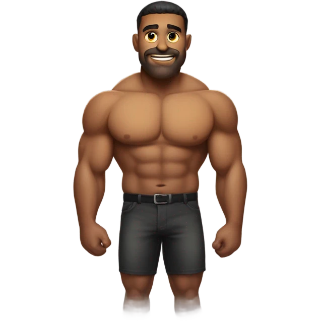 big buff man emoji