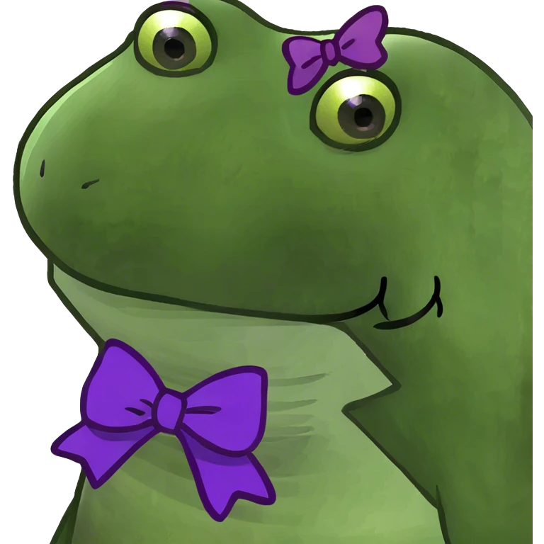 fiocco viola emoji