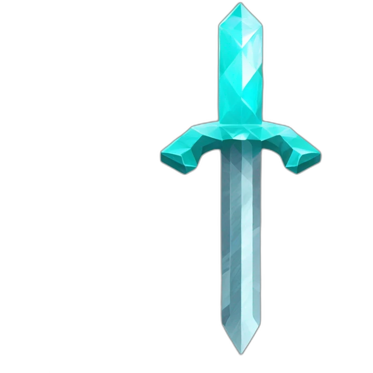 minecraft diamond sword emoji