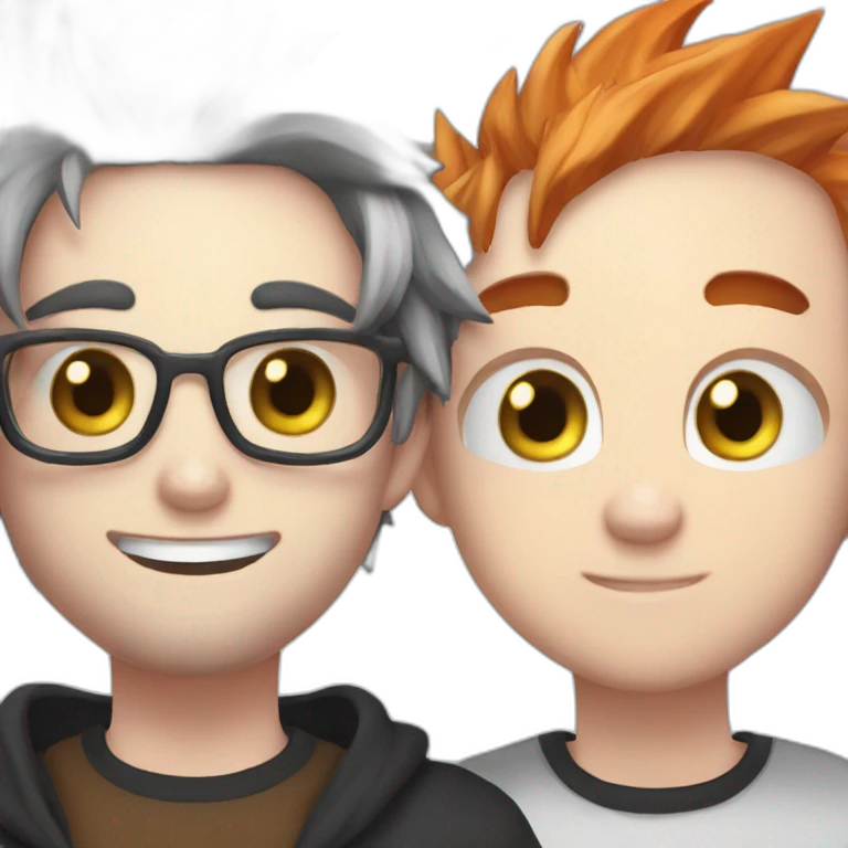 Squeezie and natsu emoji