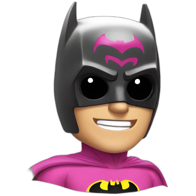 adam west pink batman emoji