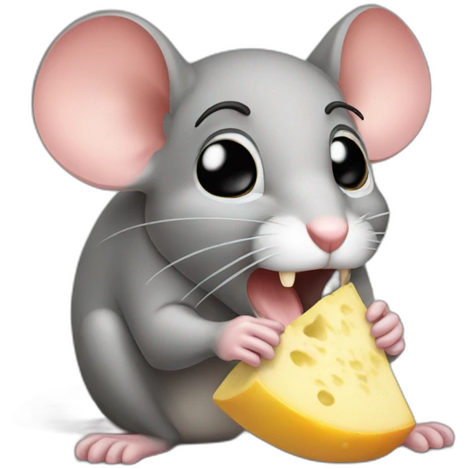 mouse-eating emoji