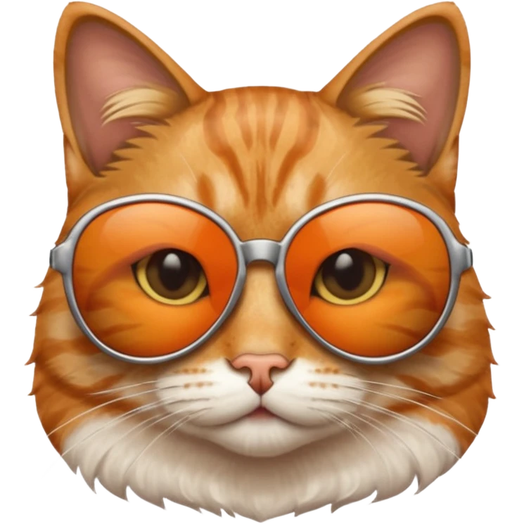 Cat wearing sunglasses emoji