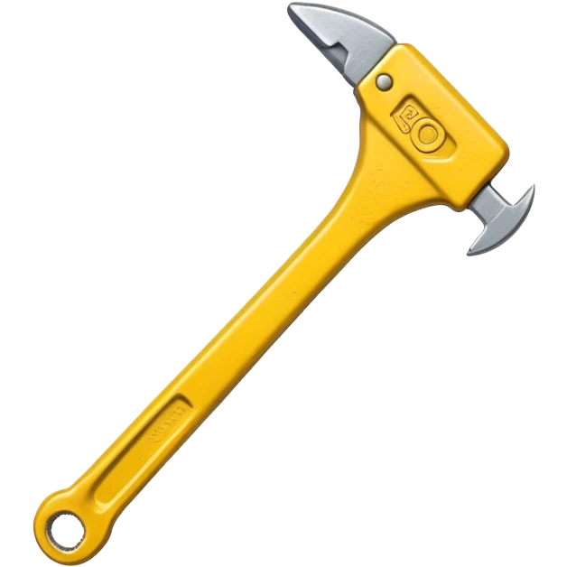 small yellow wrench emoji