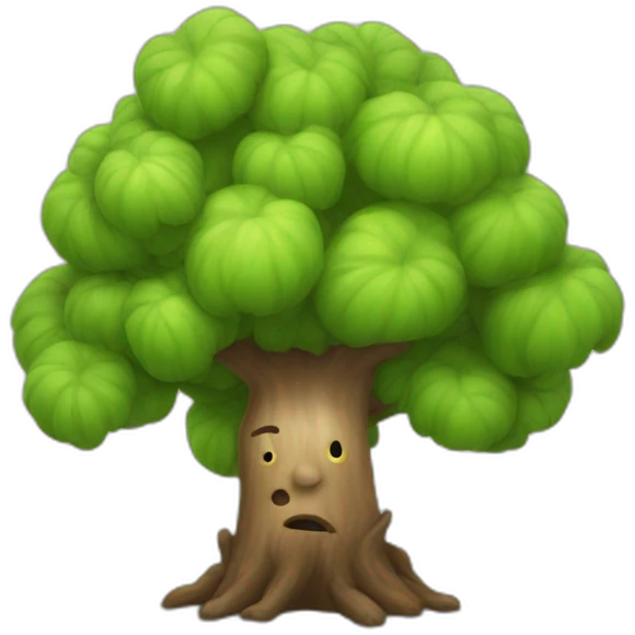 farting tree emoji