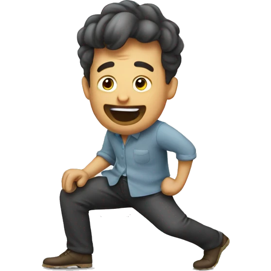 Man farting emoji