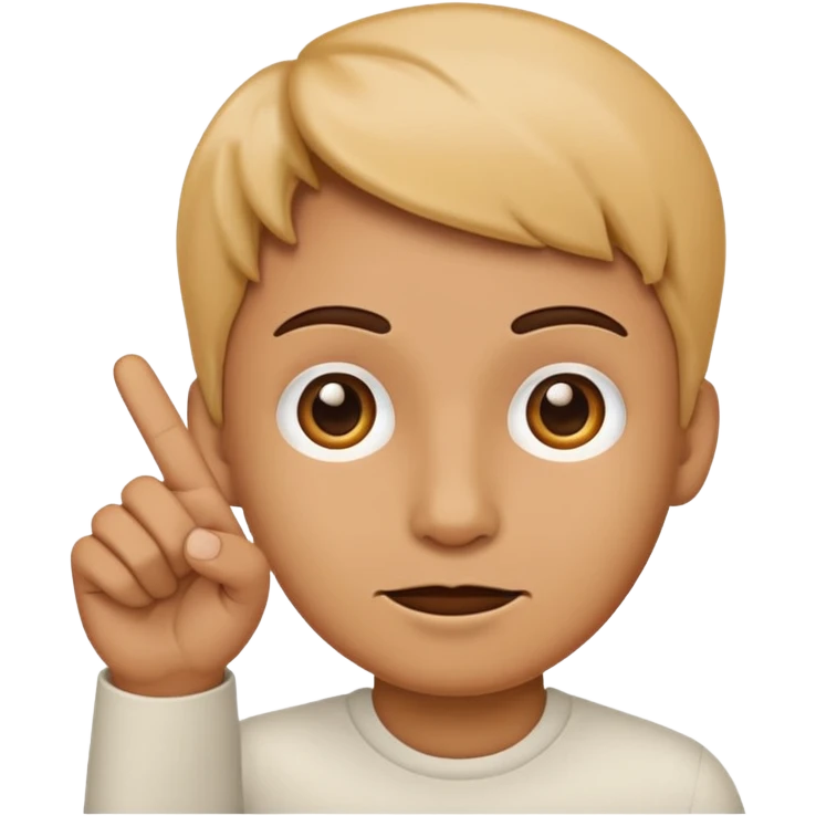 a face and hand emoji pointing to question and answer emoji