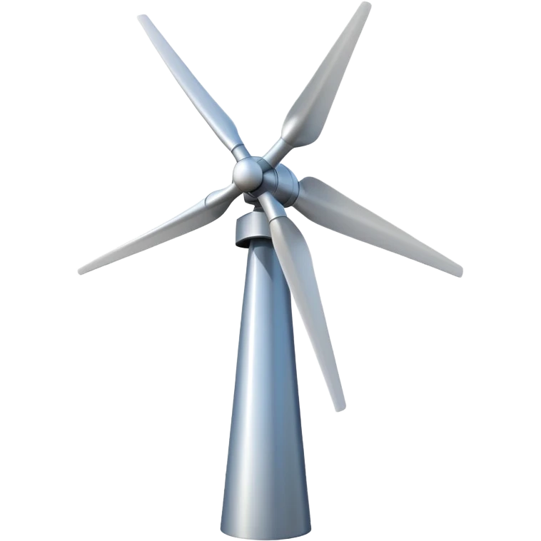 a modern wind turbine  emoji