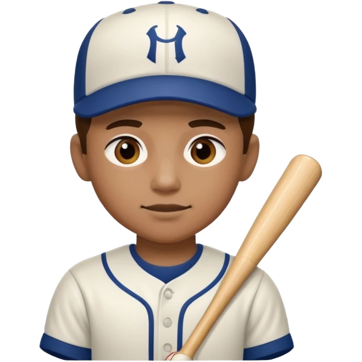 Baseball Player Center Fill emoji