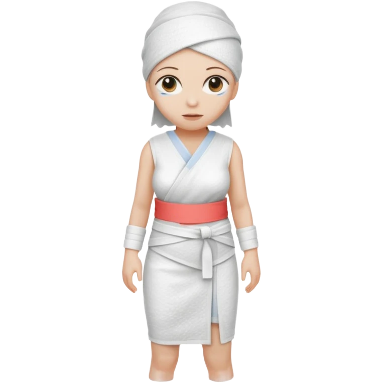 Ganze Frau mit Verband emoji