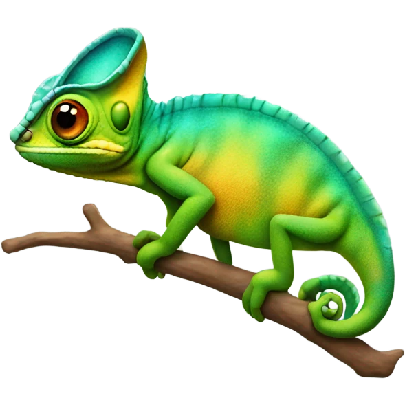 chameleon  look up emoji
