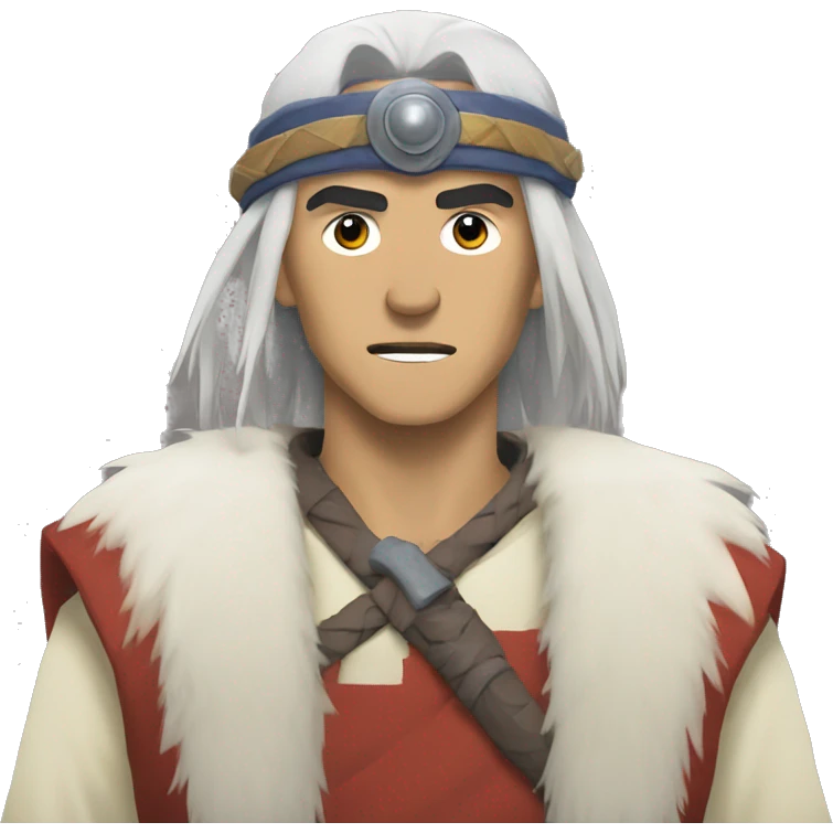 ashitaka from princess mononoke emoji