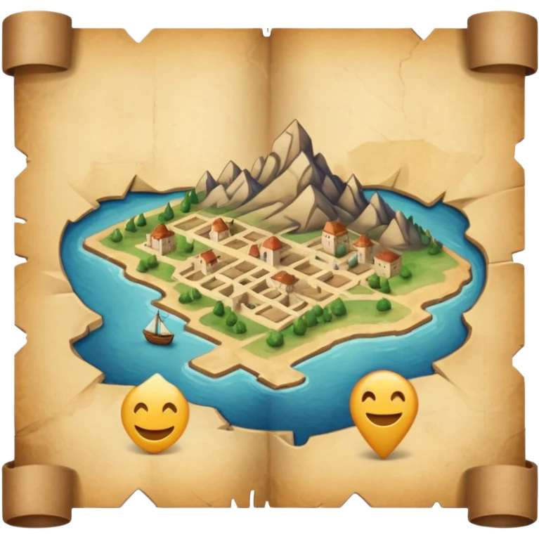 a map emoji