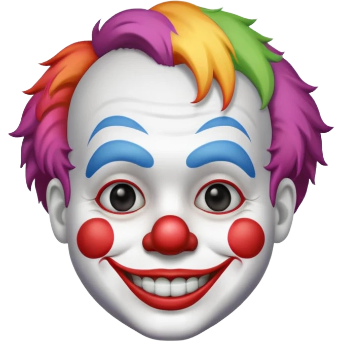 clown short hair emoji