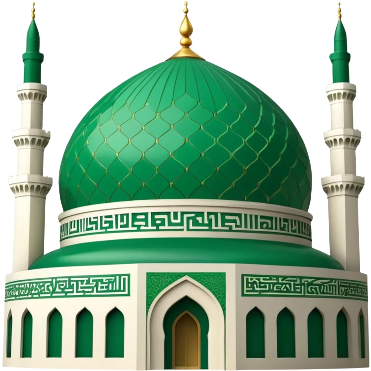 the green dome in madinah, KSA emoji
