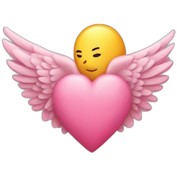 wing heart emoji