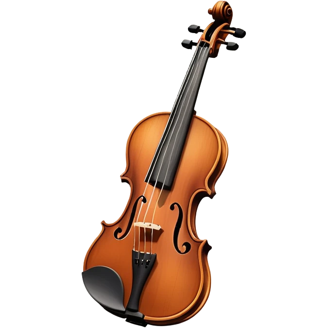 realistic violin emoji