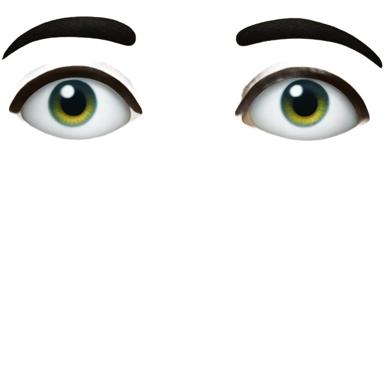 Freaky eyes and lips emoji