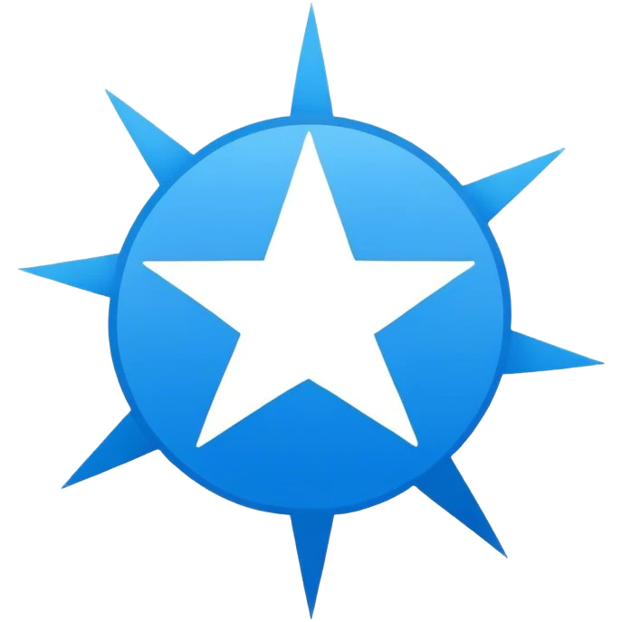 Open star burst circle colour if it it blue #0095F6 And and white tick symbol i.e its should be like instagram verified blue tick emoji