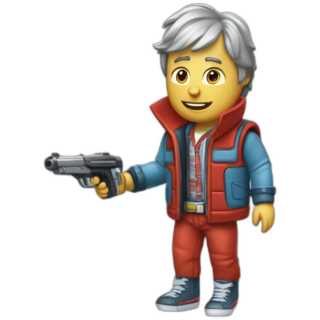 Marty McFly biberon emoji
