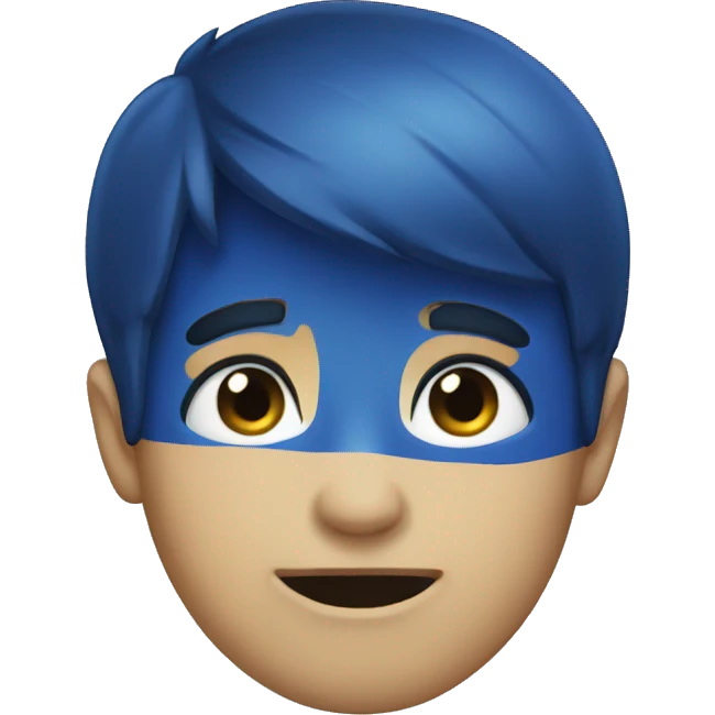 deep blue circle emoji