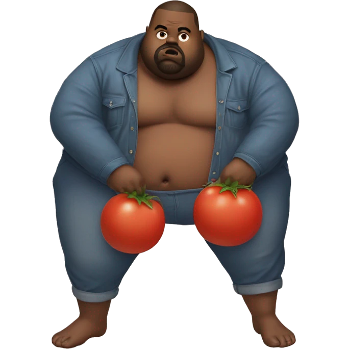 Very fat skinny tomato Kanye juice panties pup emoji
