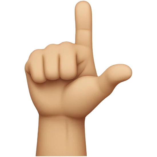 Pointing forward  emoji