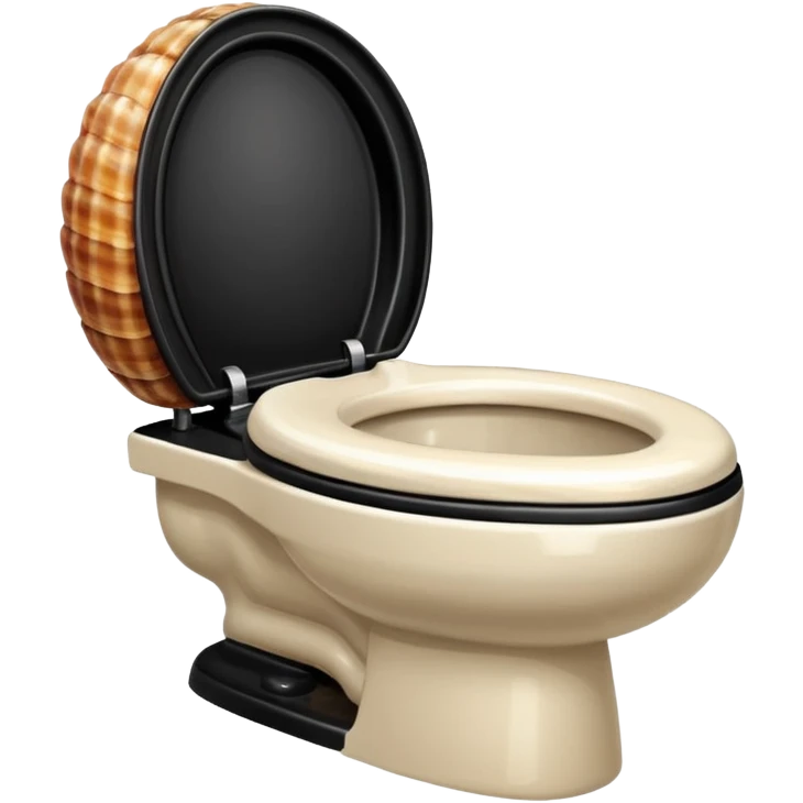 Black Sea shell toilet  emoji