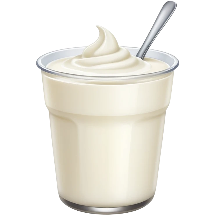 empty yogurt emoji