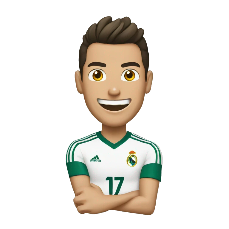 cristiano ronaldo celebrating his goal emoji