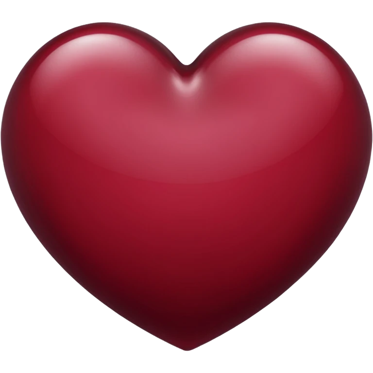 Wine colour heart emoji emoji