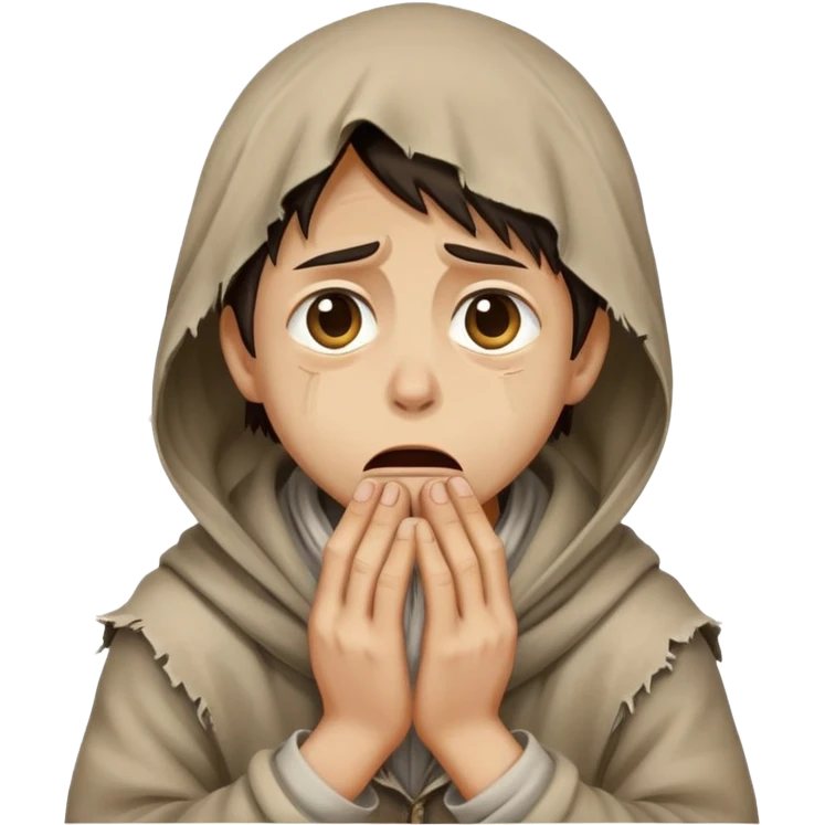 A person begging emoji