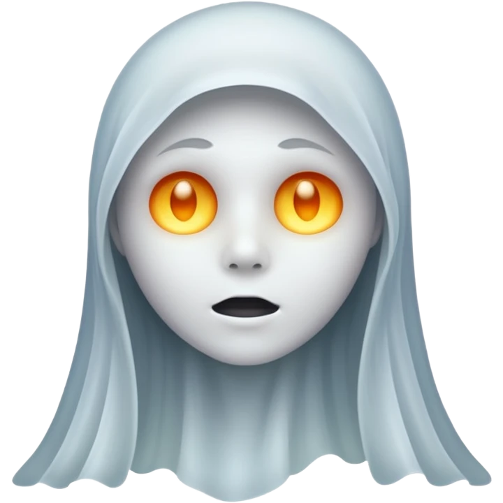 ghost looking sideway emoji