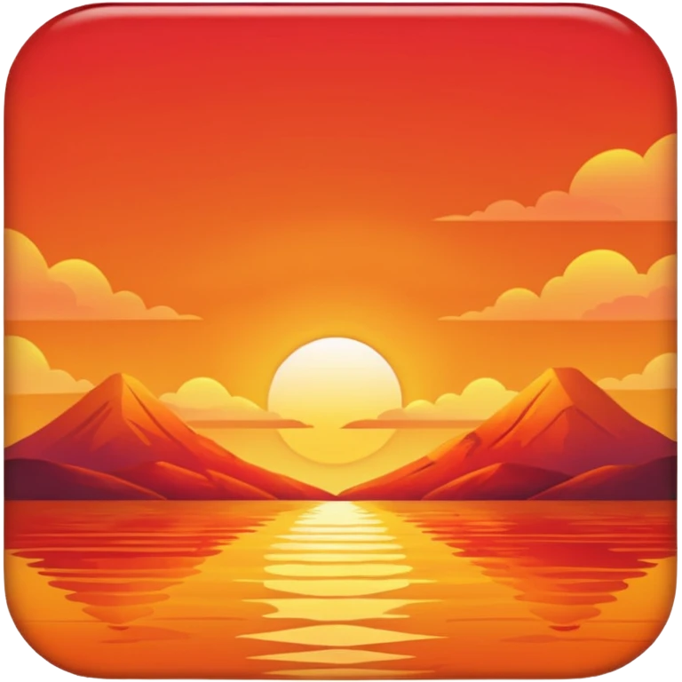 Sunset real
 emoji