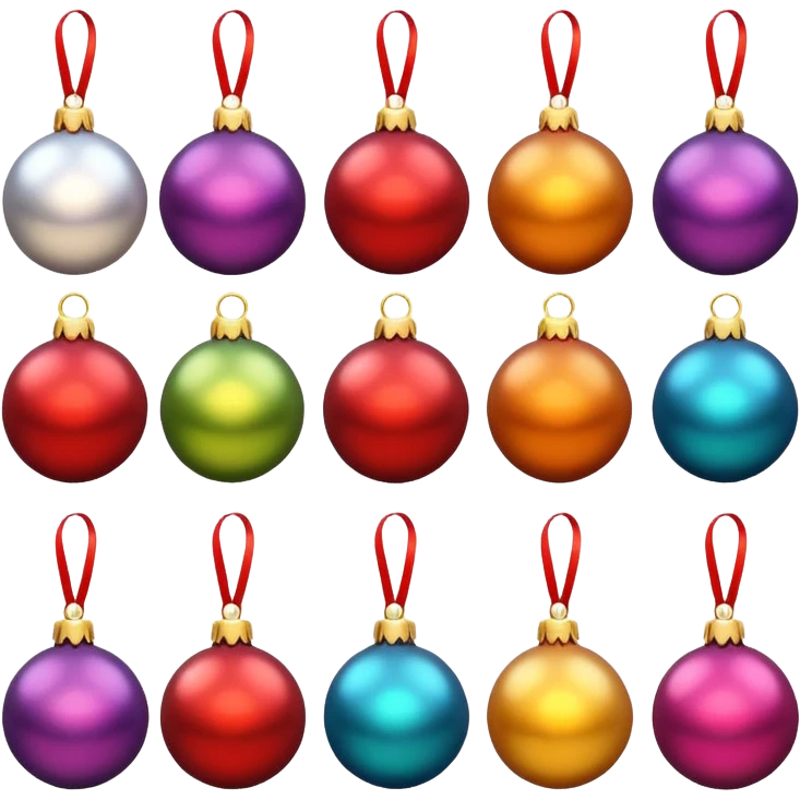 Christmas decorations emoji