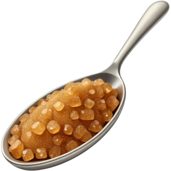 brown sugar on a spoon emoji