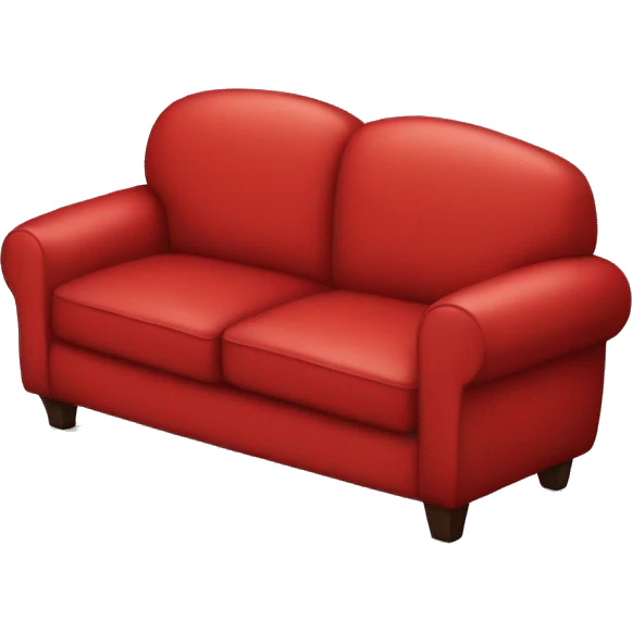 Red couch emoji