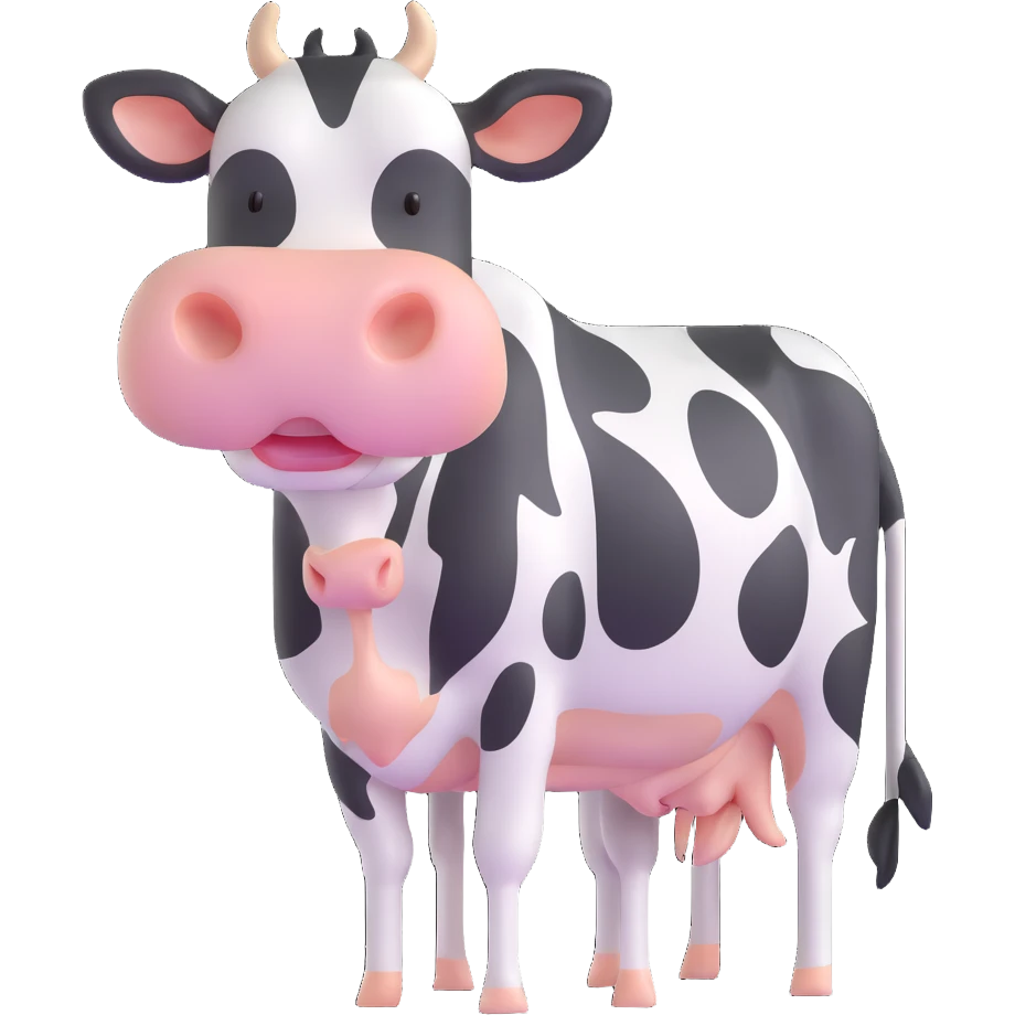 dairy cow emoji