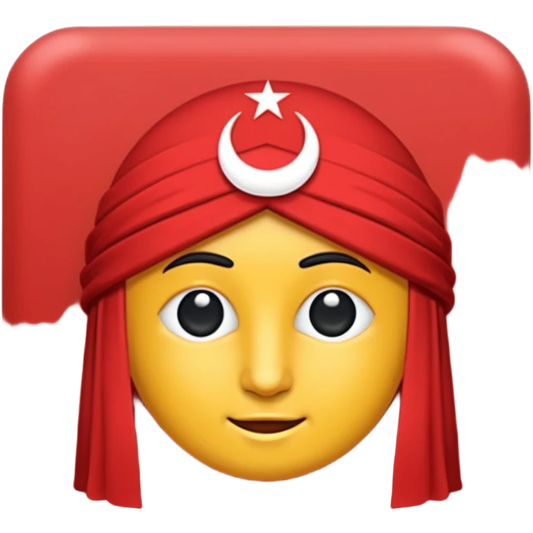 Türk bayrağı emoji