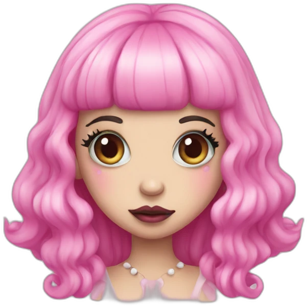 Melanie Martinez pink alien fairy emoji