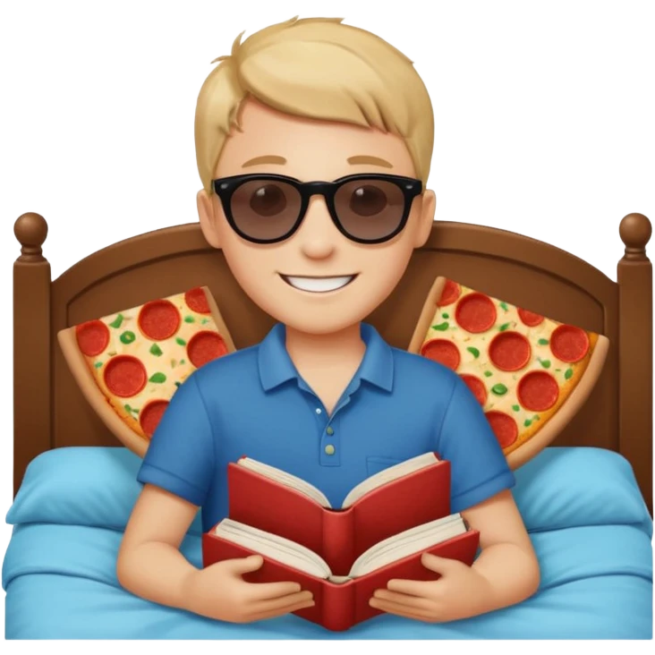 Create a 5 Emojis of my day and write a sentence about it... I am A BOY... emoji