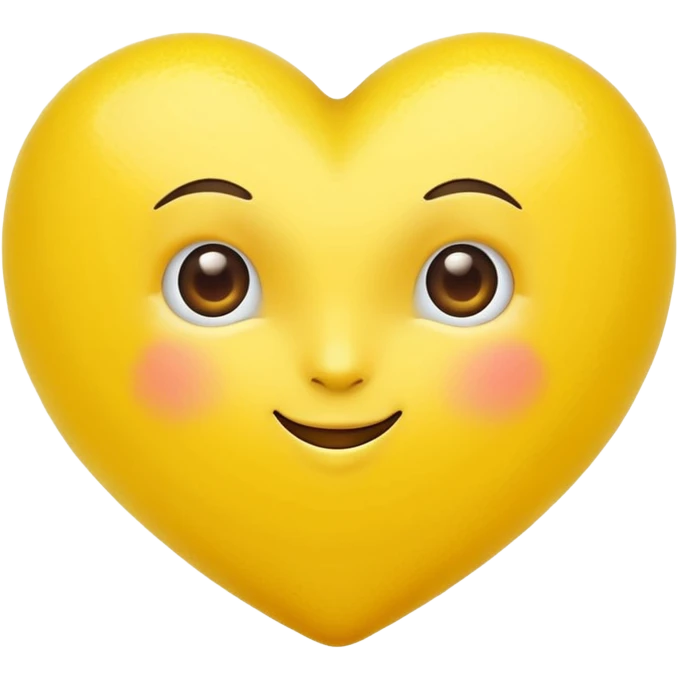 Make a lemon heart emoji