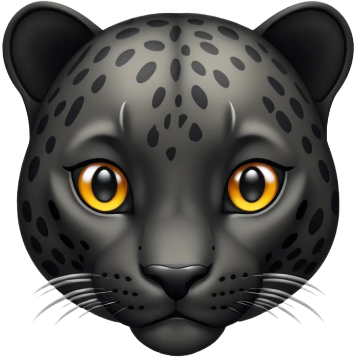 black leopard emoji