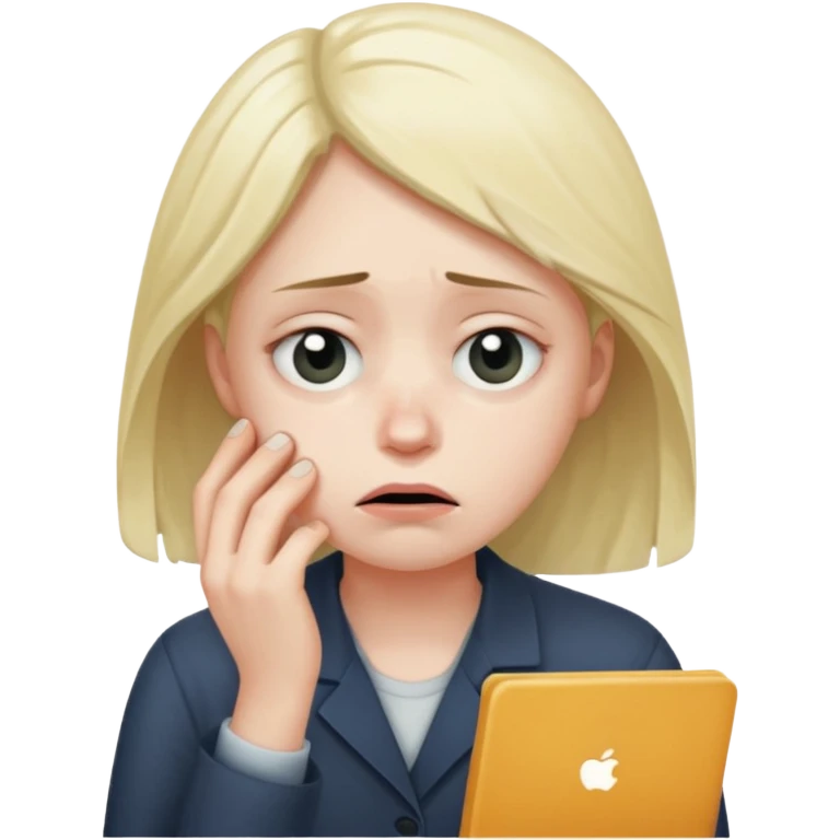 A person working with no pay emoji