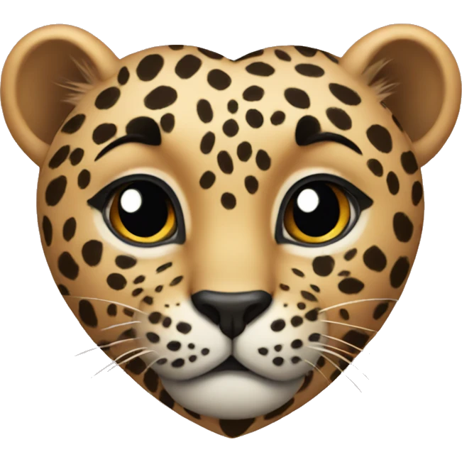 leopard heart emoji