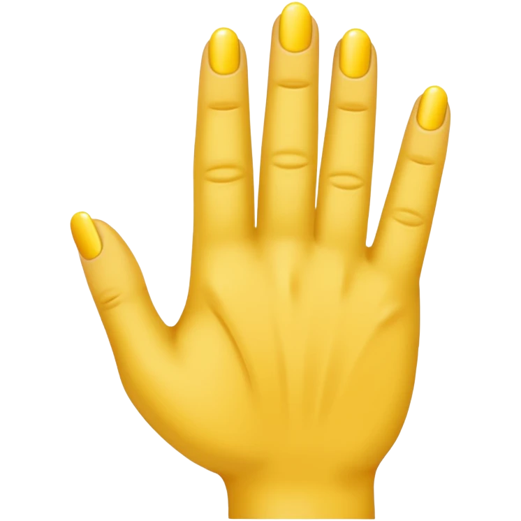 Yello ring finger emoji